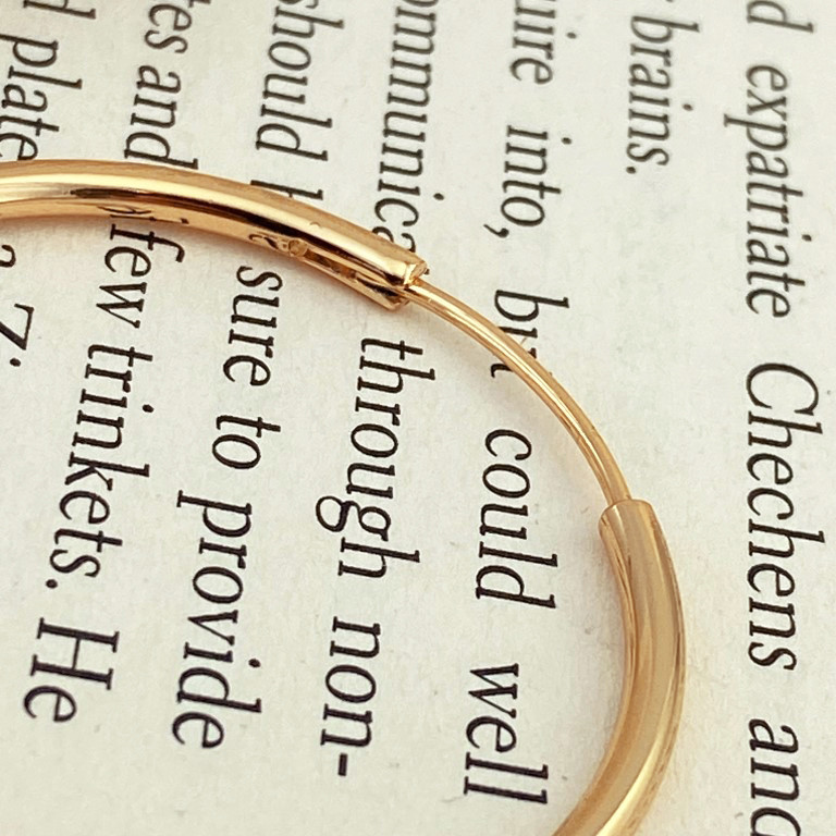 گوشواره زنانه ژوپینگ مدل حلقه کد E4242