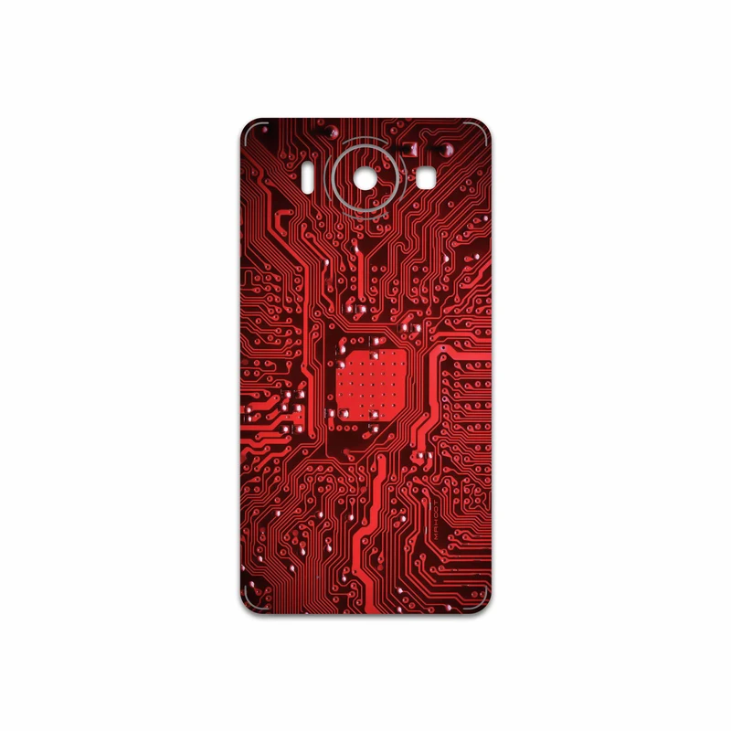 برچسب پوششی ماهوت مدل Red Printed Circuit Board مناسب برای گوشی موبایل مایکروسافت Lumia 950