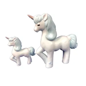 مجسمه دنیا دکوری سرمد مدل اسب پونی کد B مجموعه 2 عددی