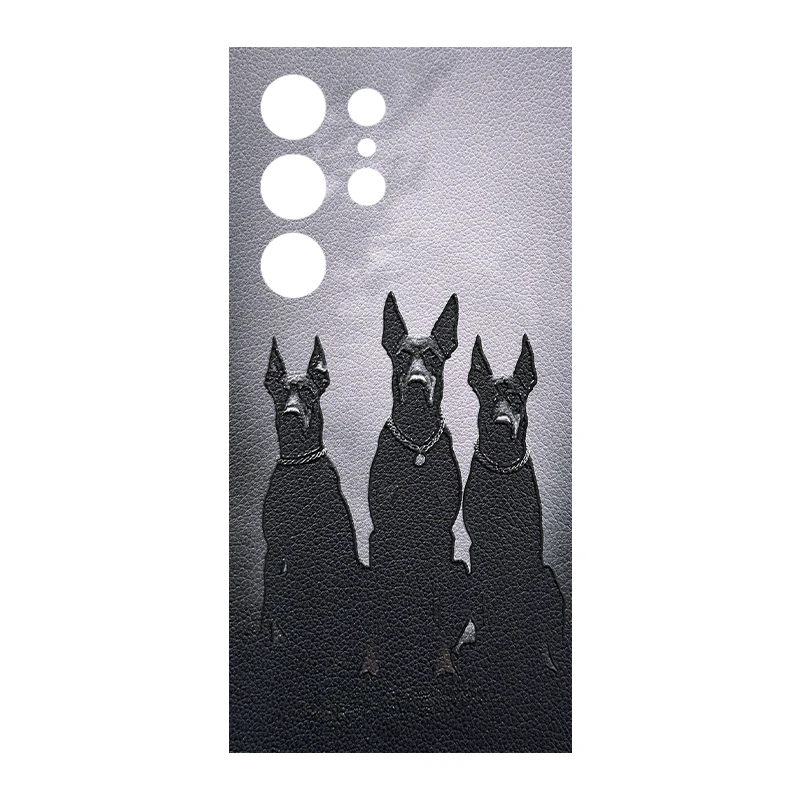 برچسب پوششی ریمکس مدل Leth طرح دوبرمن مناسب برای گوشی موبایل سامسونگ Galaxy S24 Ultra