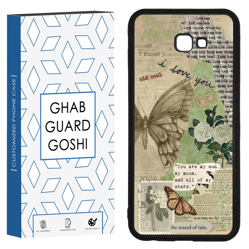 کاور قاب گارد گوشی طرح پروانه کد TPU-162 مناسب برای گوشی موبایل سامسونگ Galaxy J4 plus / J4 core