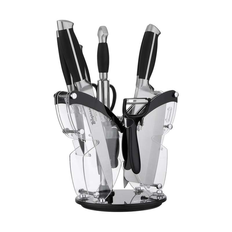 سرویس چاقو آشپزخانه 9 پارچه برایتون مدل BKS-6008