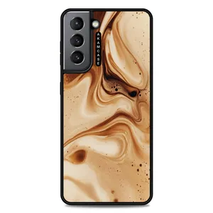 AKAM AMC-WSGS21-COFFEE-3 Cover For Samsung Galaxy S21