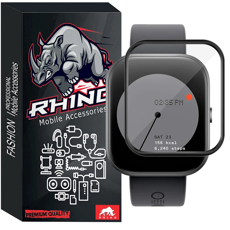 محافظ صفحه نمایش راینو مدل PMMA مناسب برای ساعت هوشمند ناتینگ CMF Watch Pro
