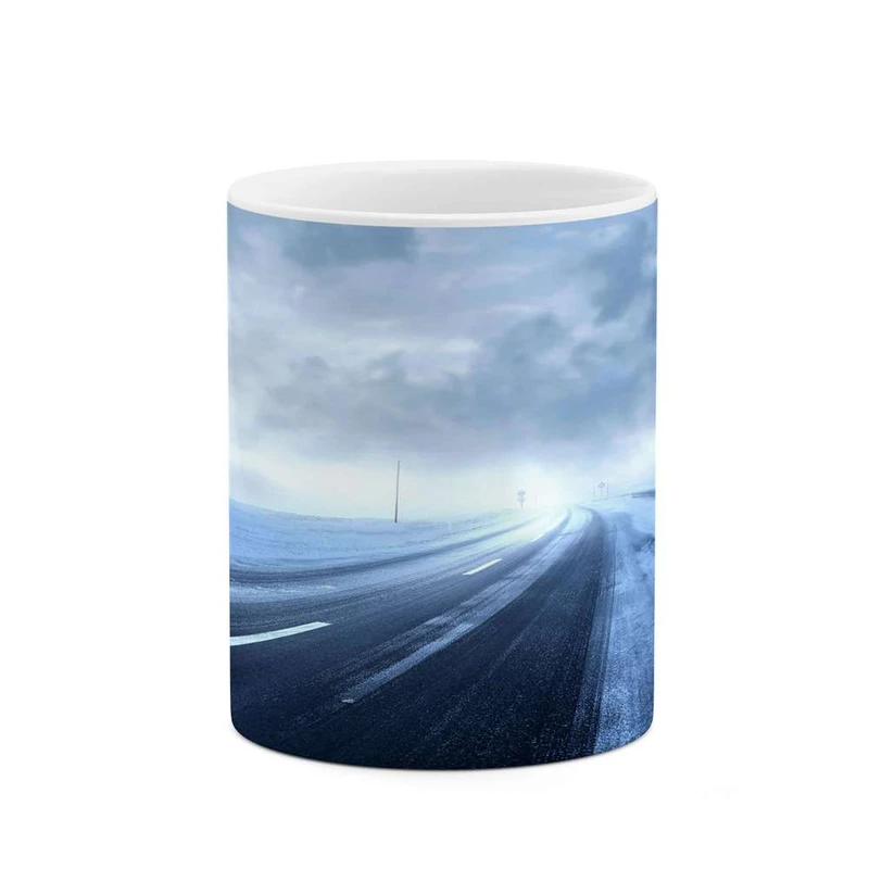 ماگ کاکتی مدل منظره برفی کد mgh15075