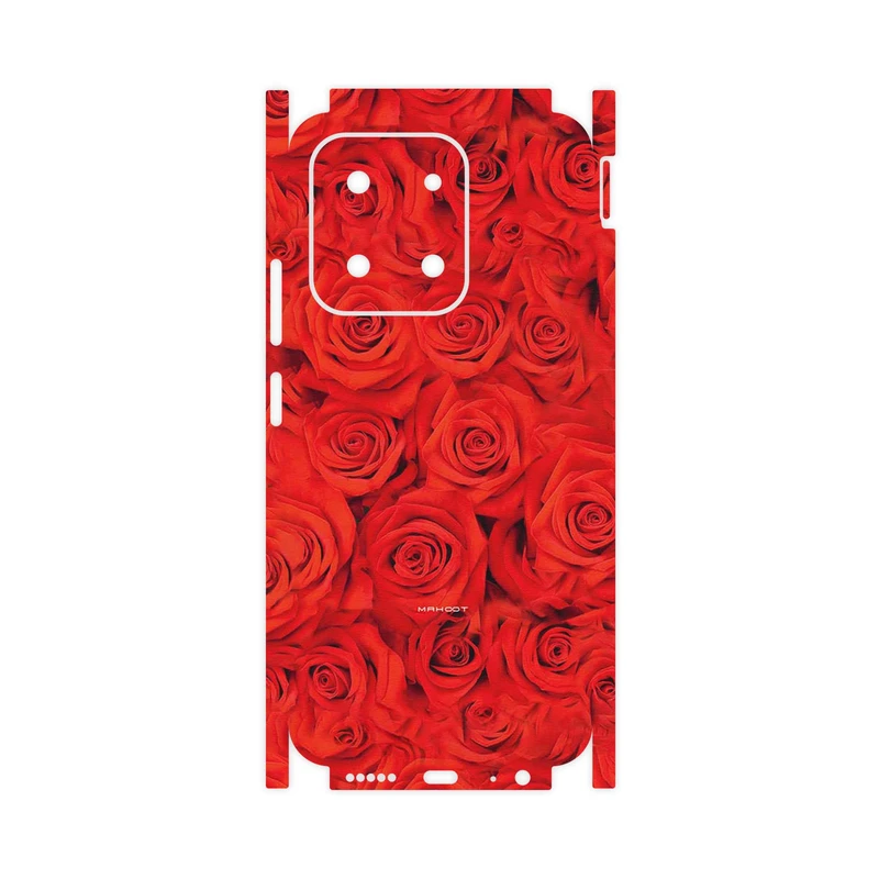 برچسب پوششی ماهوت مدل Red_Flower-FullSkin مناسب برای گوشی موبایل شیائومی Poco C85