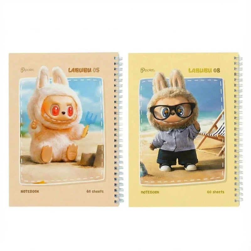 دفتر مشق ۶۰ برگ پالت طرح سیمی گلاسه بسته ۲ عددی