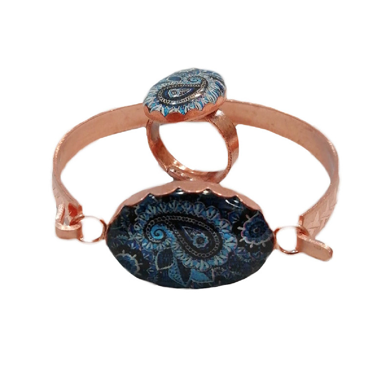 نیم ست زنانه مدل ترمه کد 2.JW172