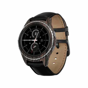 برچسب ماهوت طرح Burned_Wood مناسب برای ساعت هوشمند سامسونگ Galaxy Gear S2 Classic