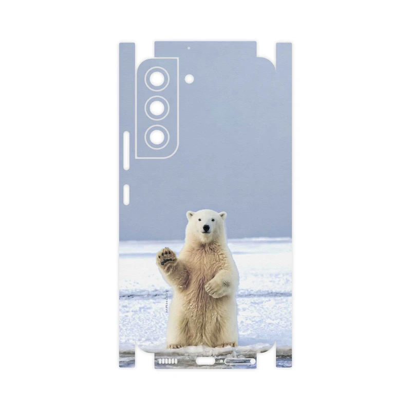 برچسب پوششی ماهوت مدل Polar-bear-FullSkin مناسب برای گوشی موبایل سامسونگ Galaxy S22 5G