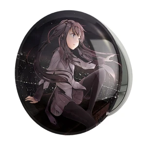 آینه جیبی خندالو طرح همورا اکامی انیمه مادوکا مجیکا Madoka Magica مدل تاشو کد 18398