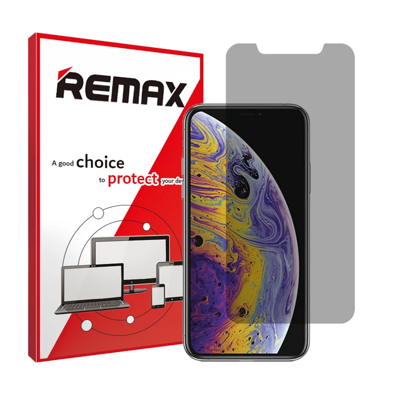 محافظ صفحه نمایش حریم شخصی ریمکس مدل HyPRV مناسب برای گوشی موبایل اپل iPhone XS Max