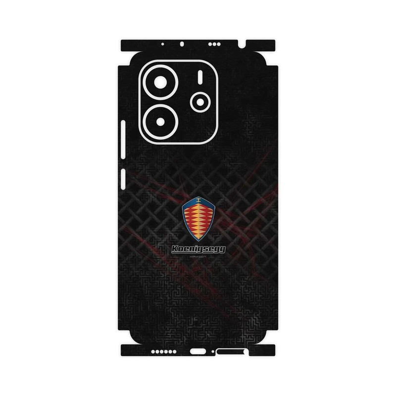 برچسب پوششی ماهوت مدل Koenigsegg Automotive AB-FullSkin مناسب برای گوشی موبایل شیائومی Redmi Note 14 4G
