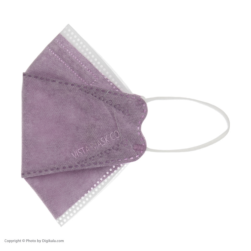 ماسک تنفسی ویستا ماسک مدل 3D کد 14 بسته 25 عددی