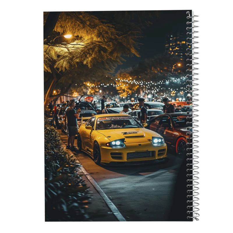 دفتر ژورنال نویسی 50 برگ مدوپد مدل نقطه ای طرح need for speed کد DF13673