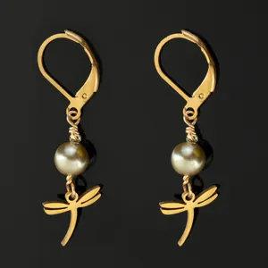 گوشواره طلا 18 عیار زنانه مدل HF502