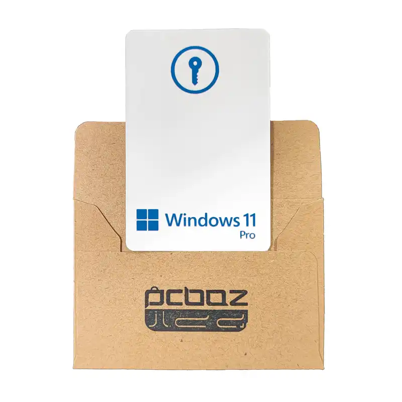 سیستم عامل ویندوز 11 پرو لایسنس ریتیل 5 کاربر نشر پی سی باز