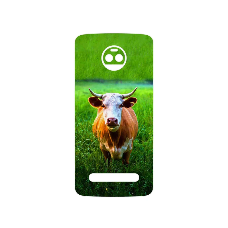 برچسب پوششی ماهوت مدل Cow مناسب برای گوشی موبایل موتورولا Moto Z2 Force