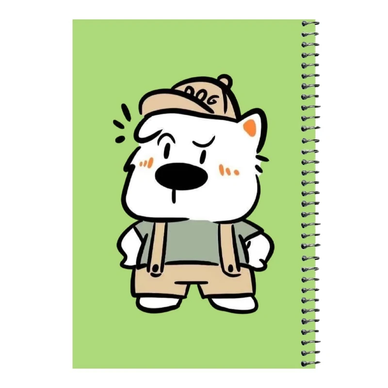 دفتر مشق 80 برگ اس جی مدل خرس بامزه    