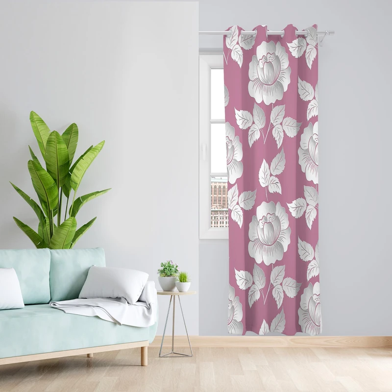 پرده مدل مخمل پانچی کد 1284سایز 140x200 سانتی متر