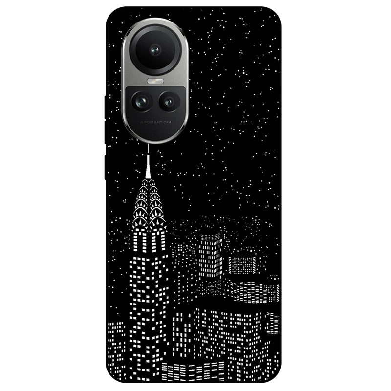 کاور مگافون طرح نیویورک مدل 7768 مناسب برای گوشی موبایل اوپو Reno 10 5G