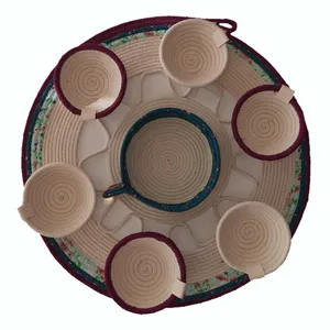مجموعه ظروف هفت سین 8 پارچه مدل s149