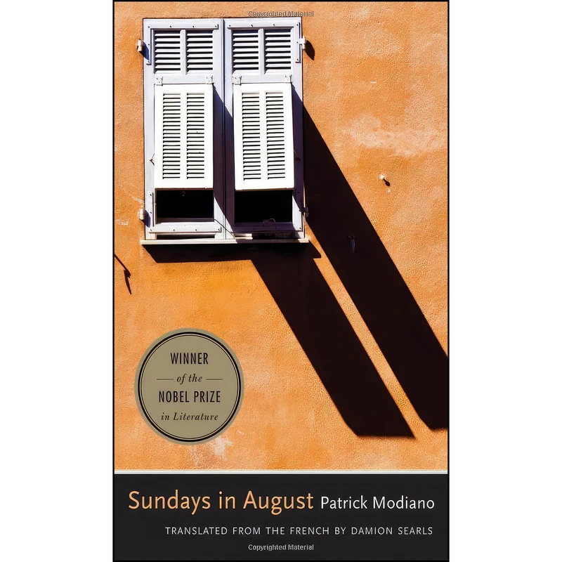 کتاب Sundays in August اثر Patrick Modiano and Damion Searls انتشارات Yale University Press