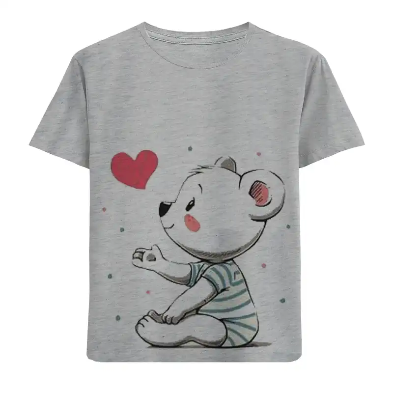 تی شرت بچگانه مدل خرس F412