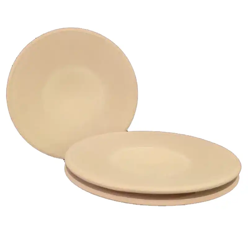 بشقاب سفالی خام کد a30 بسته 3 عددی