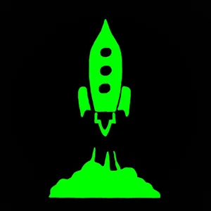 استیکر کلید و پریز مدل شبنما طرح سفینه 