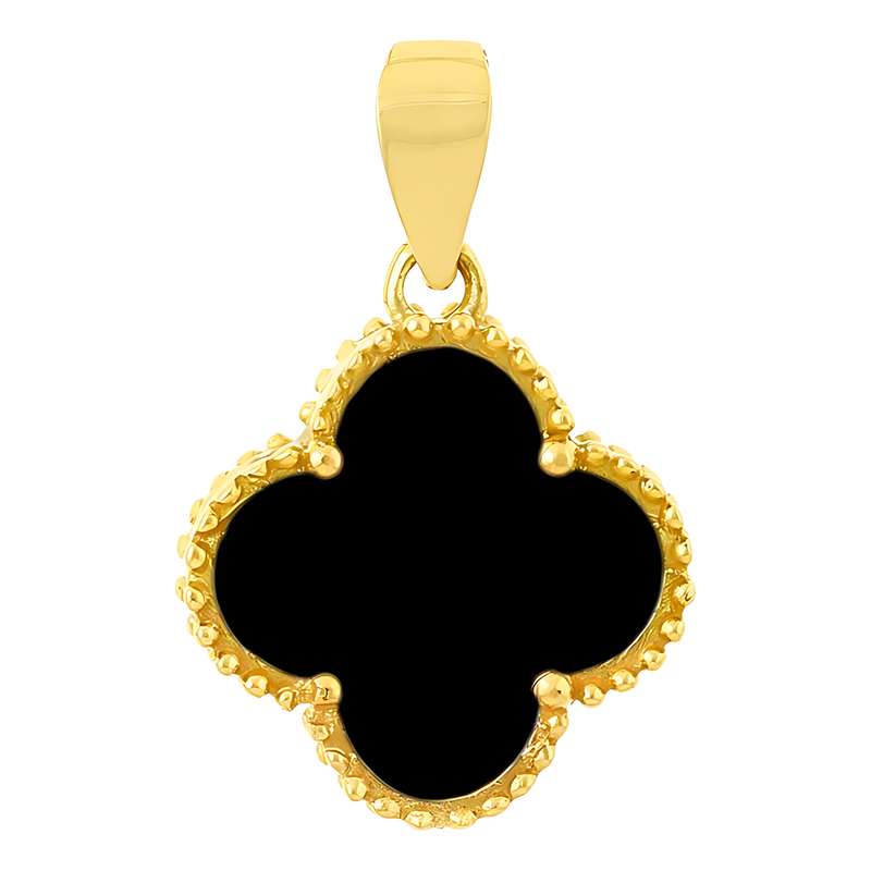 آویز گردنبند طلا 18 عیار زنانه میو گلد طرح ونکلیف