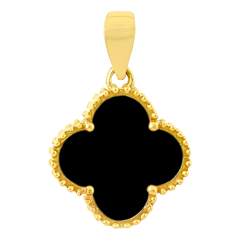 آویز گردنبند طلا 18 عیار زنانه میو گلد طرح ونکلیف