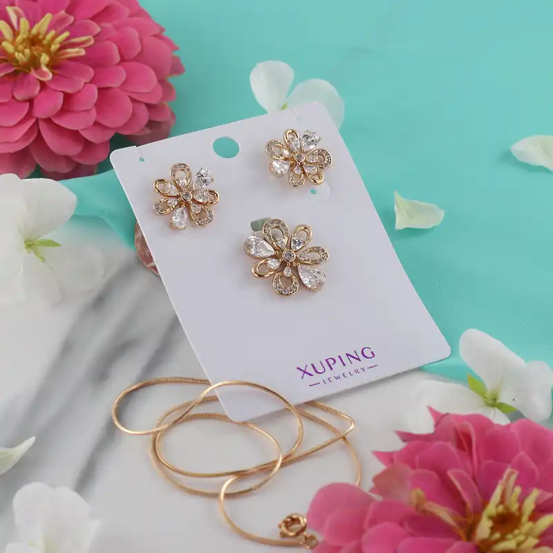 نیم ست زنانه ژوپینگ مدل گل کد S210E