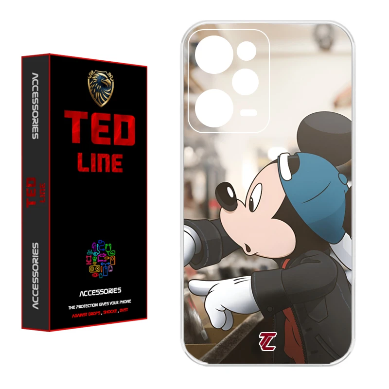 کاور تد لاین طرح میکی موس کد 1139 مناسب برای گوشی موبایل شیائومی Redmi Note 12 Pro 5G / Poco X5 Pro