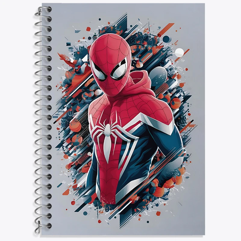 دفتر لغت 50 برگ خندالو طرح مرد عنکبوتی (Spider Man) کد N4630