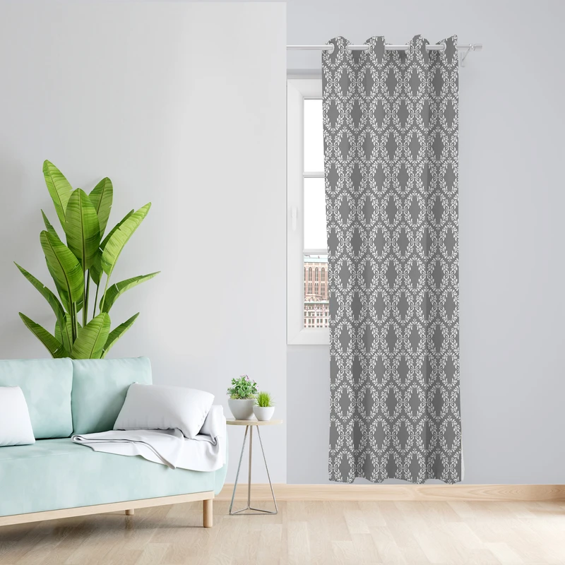 پرده طرح کلاسیک مدل مخمل پانچی کد 4251 z سایز 140x200 سانتی متر