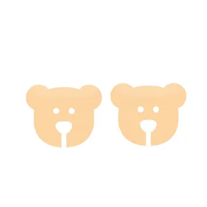 گوشواره طلا 18 عیار زنانه باراد زر مدل تدی BZ57