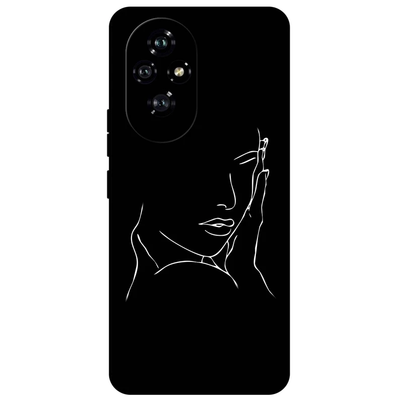 کاور مگافون طرح دخترانه مدل 8153 مناسب برای گوشی موبایل آنر 200     