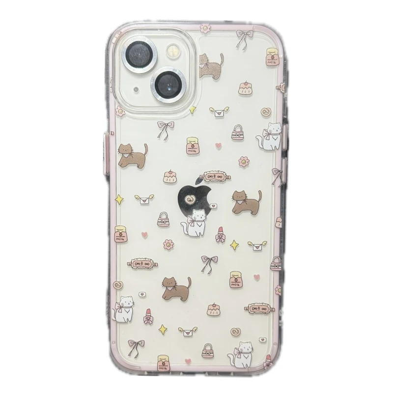 کاور مدل آنتی شوک طرح پیشی کیوت مناسب برای گوشی موبایل اپل iPhone 13 /14