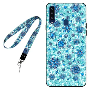 Megafone Snow Flake 0014 Cover For Samsung Galaxy A20 S Mobile Neckband 