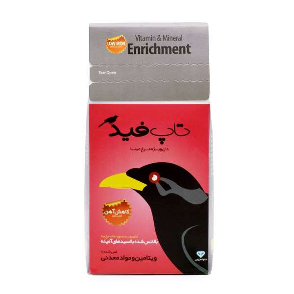 غذای مرغ مینا تاپ فید مدل پلت وزن 1 کیلوگرم