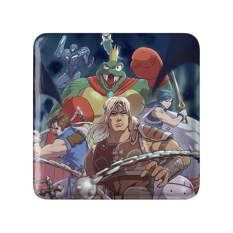 مگنت خندالو طرح بازی کسلوانیا (Castlevania) مدل مربعی کد 35406