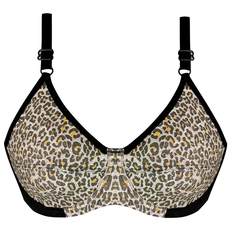 ست شورت و سوتین زنانه کارنا رز مدل پلنگی کد  3379 رنگ قهوه ای