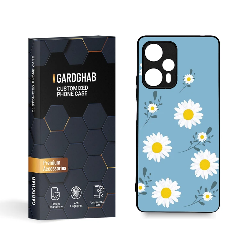 کاور گارد قاب مدل گل مناسب برای گوشی موبایل شیائومی Redmi note 12 Turbo/Poco F5