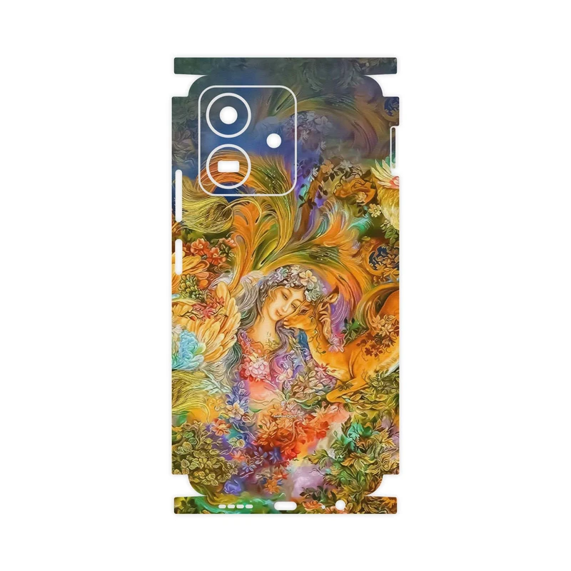 برچسب پوششی ماهوت مدل Persian miniature 3-FullSkin مناسب برای گوشی موبایل آنر Play 10