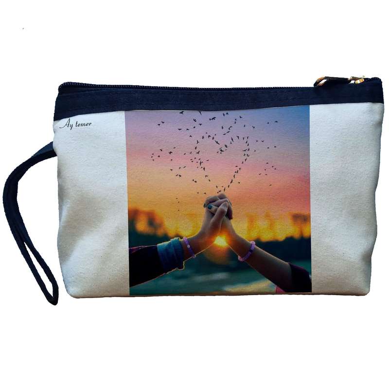 کیف لوازم آرایش زنانه آی تمر مدل عشق کد 245