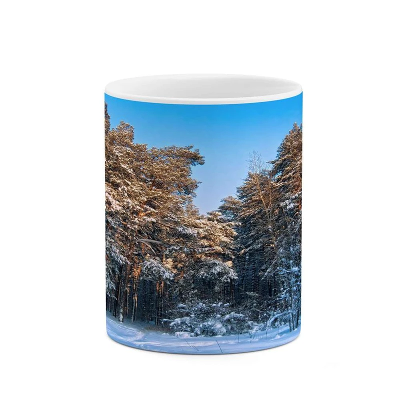 ماگ کاکتی مدل منظره برفی کد mgh15052