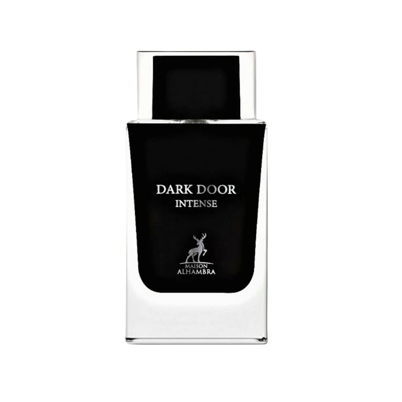 ادو پرفیوم مردانه الحمبرا مدل Dark Door intense با رایحه گرم حجم 100 میلی لیتر