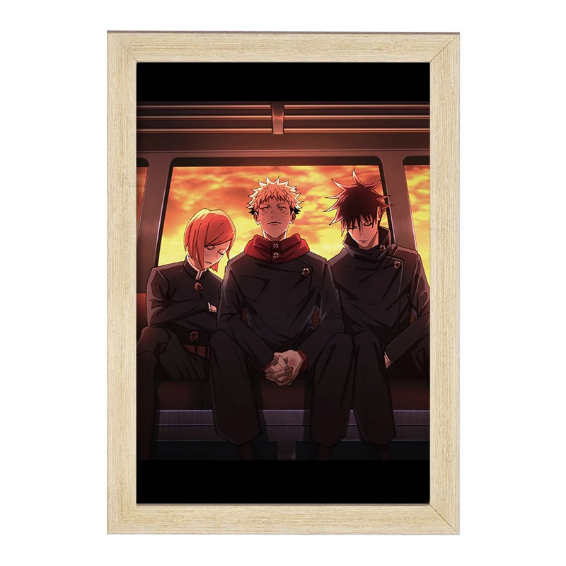 تابلو خندالو مدل مگومی و ایتادوری و نوبارا انیمه جوجوتسو کایزن  کد 11077