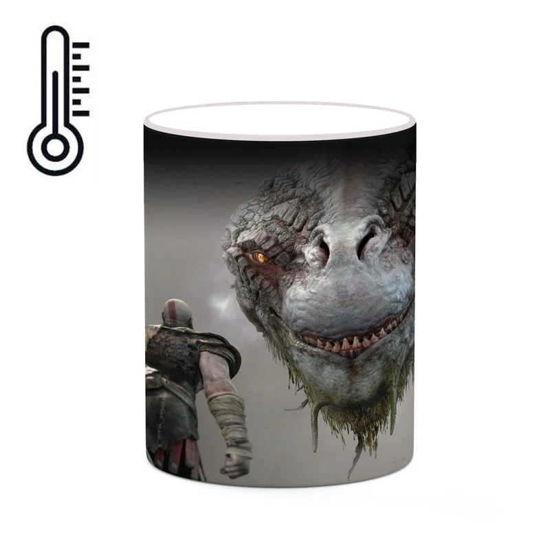 ماگ حرارتی کاکتی طرح گاد آف وار God Of War مدل mgh40883